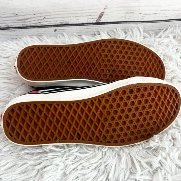 Vans Vintage Sport Black Hot Pink Low-Top Sk8 Sneakers Unisex 8.5 Men - 10 Women - Picture 9 of 13